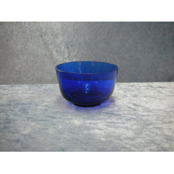 Glas Skål blå, 4.5x7 cm