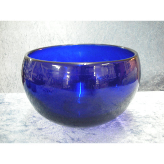 Glass Bowl blue, 13.5x19 cm
