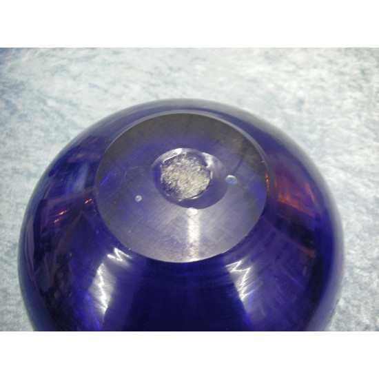 Glass Bowl blue, 13.5x19 cm