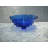 Glass Bowl on 3 feets blue, 5x12.5 cm