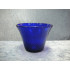 Glass Flowerpot blue, 10.5x14.5 cm, Holmegaard