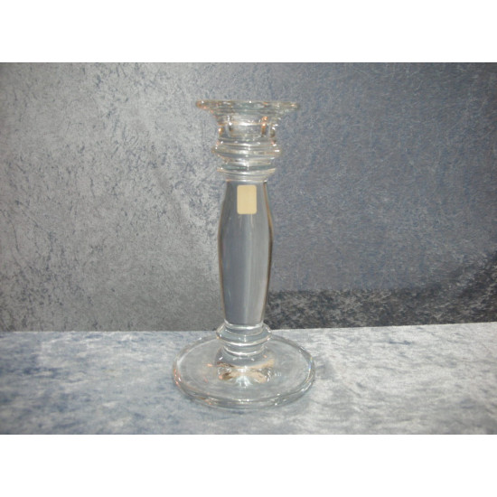 Pallas Lysestage glas, 20 cm, Holmegaard