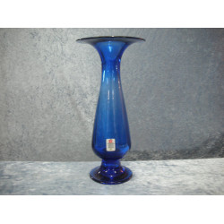 Balustra Candlestick / Vase blue glass, 22 cm, Holmegaard