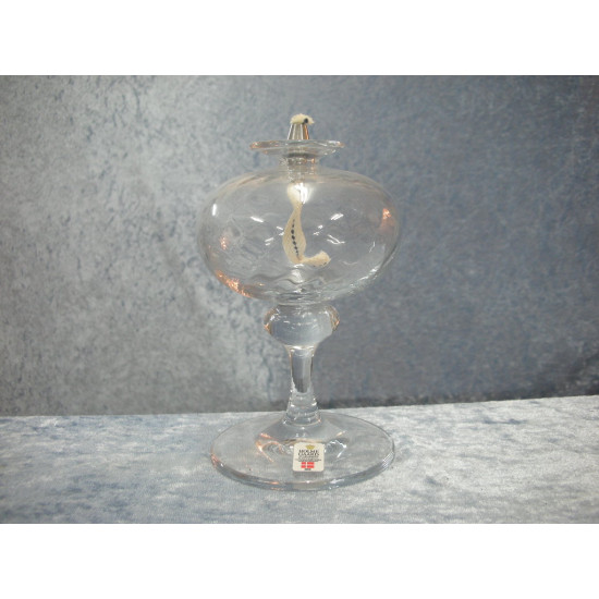 Chamber candlestick glass, 11 cm Holmegaard