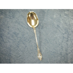 Various silver cutlery 54, Serving spoon gold plated in spoon, 18.7 cm