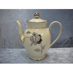 Black Rose china, Coffee pot, 22.5 cm, Kpm-1