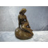 Bronze Kvinde på sten, 15.5 cm