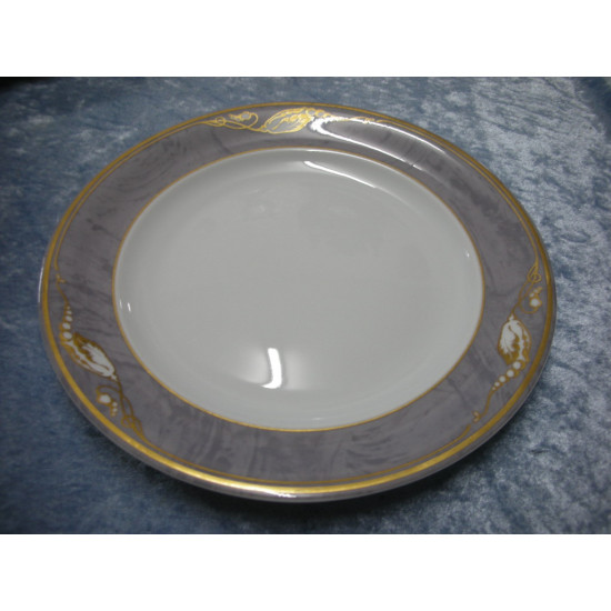Gray Magnolia, Flat Dinner plate no 625, 25 cm, RC