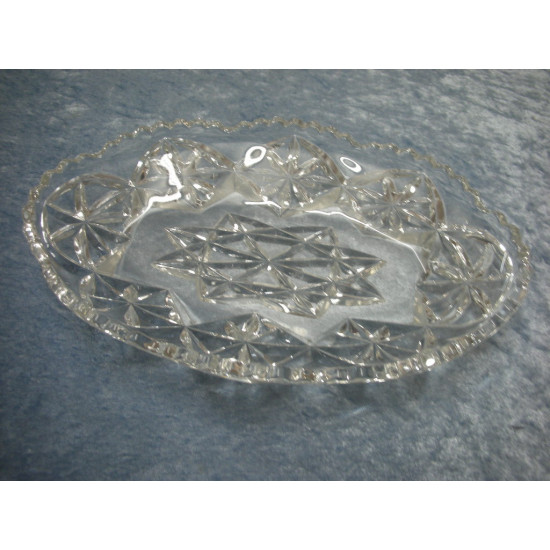 Crystal Dish, 4x28x17 cm