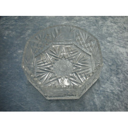Crystal Bowl octagonal, 7.5x18 cm