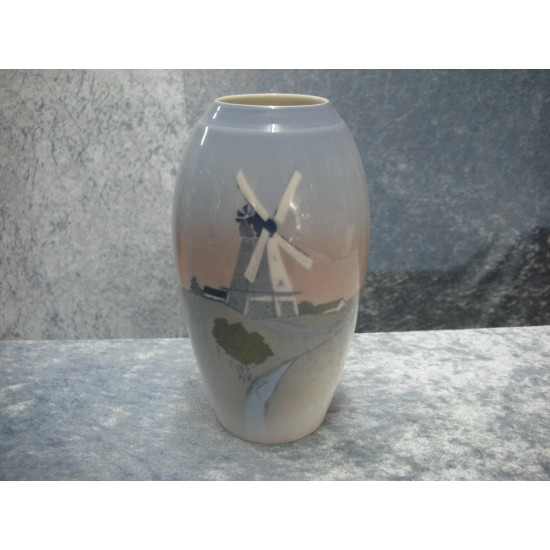 Vase with mill no 1302/6251, 17.5x5.2 cm, Factory first, Bing & Grondahl