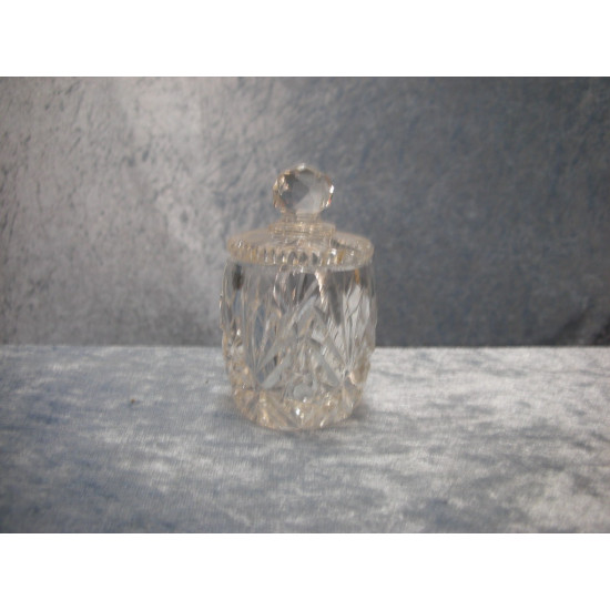 Crystal Mustard Jar, 8x5 cm
