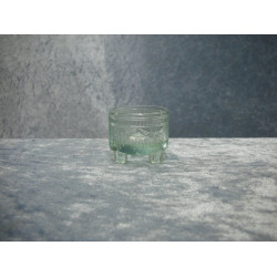 Glass Salt cellar light green, 3.7x4.2 cm