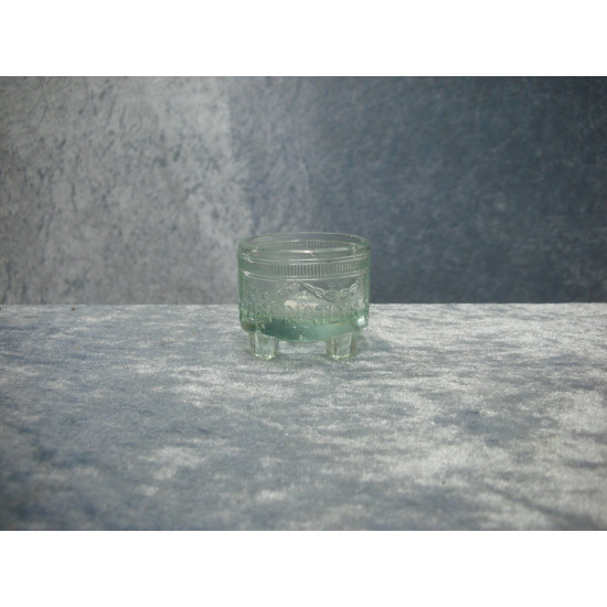 Glas Saltkar lysegrønt, 3.7x4.2 cm