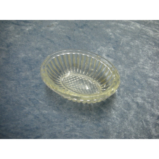 Glas Saltkar ovalt, 2.8x7.5x5.3 cm
