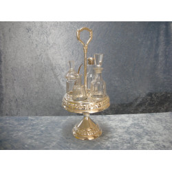 Plat de Menage in silver-plated holder, 34.5x16 cm