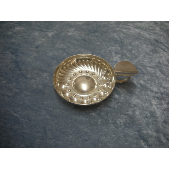 Silver Plate Dish with handle, 1.8x8 cm without handle