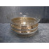 Silver-plated bowl with glass insert, 12.8x25 cm, B&T