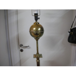 Floor lamp in brass, 150x27 cm