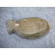 Soapstone Train-oil Lamp fish, 3.8x19.5x8.5 cm, Greenland