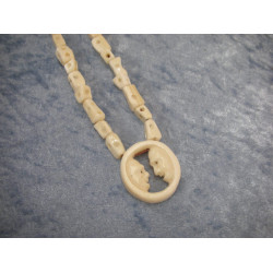 Thule Necklace with 2 faces, circumference 80 cm, Greenland