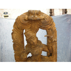 Shiva figure made of wood, 60x28.5 cm