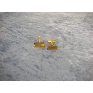 Gold-plated metal Cufflinks, 1.5x2 cm