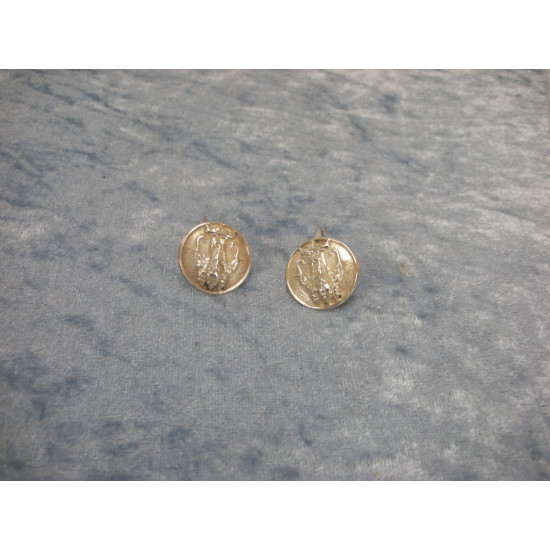 Sølv Manchetknapper med snabler, 2 cm