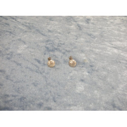 Silver Collar buttons, 9 mm