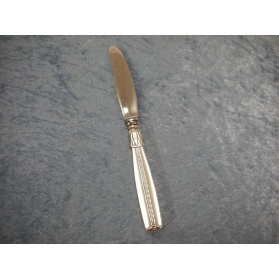 Lotus sølv bestik, Middagskniv / Spisekniv med skær, 22 cm, Horsens sølv-1