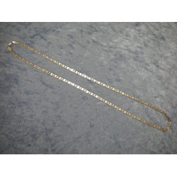 Sterling silver Necklace flat, 59 cm and 4 mm