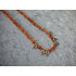 Amber Necklace with silver pendant, 62 cm