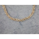 Sterling silver Necklace braided, 39 cm and 6 mm