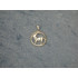 Sterling silver Pendant zodiac sign Capricorn, 2.2 cm