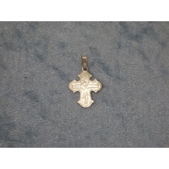 Sterling sølv Vedhæng kors, 2.5x1.7 cm, HS