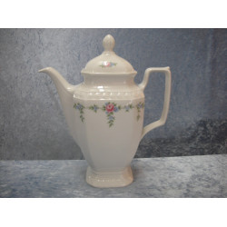 Coffeepot Andrea with pink and light blue flowers, 24.5 cm, Bavaria