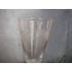 Glass pokal with pattern and bubbles in the stem, 28x10.5 cm