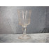 Wine glass with grindings, 16.3x8.3 cm