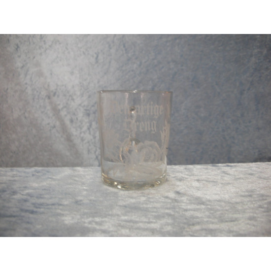 Glass Child Mug The well-behaved boy, 6.8x5.5 cm, Kastrup