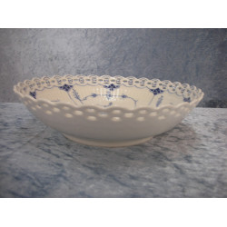 Blue Fluted, Bowl for mounting with hole in the middle, 6x23 cm, Schumann