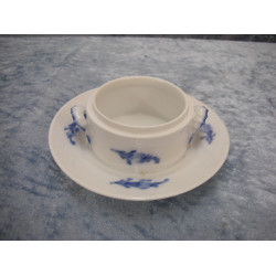 Blue Flower braided, Butter Pot / Bowl without lid no 8075, 4.5x14 cm, Royal Copenhagen