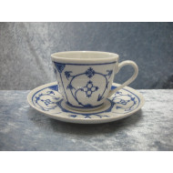 Blue fluted, Coffee cup set, 6x7.5 cm, Jäger / Blau Saks