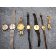 7 diverse armbåndsure