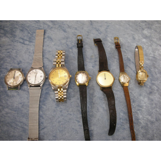 7 various wristwatches