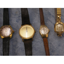 6 various wristwatches