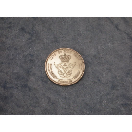 Silver coin, Frederik IX Ingrid 24 May 1935-1960, 5 kroner