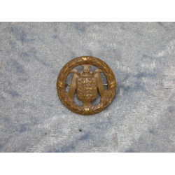 Emblem National coat of arms with 3 lions bronze no 5532, 3 cm