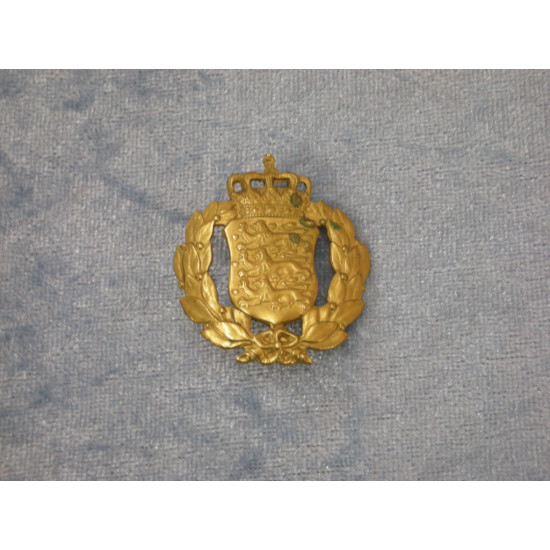 Emblem Army badge with 3 lions brass, 4x3.3 cm