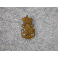 Emblem with crown and cock C4, 3.8x2 cm