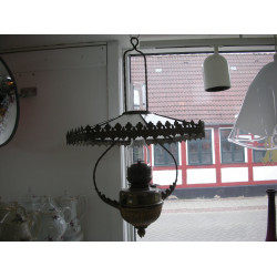 Brass Petroleum Pendant Lamp, 75 cm